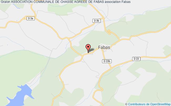 ASSOCIATION COMMUNALE DE CHASSE AGREEE DE FABAS