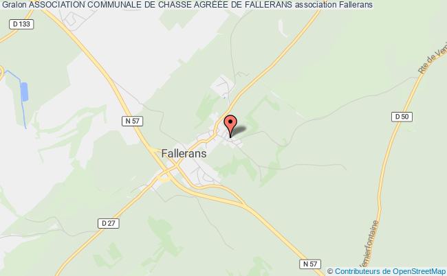 ASSOCIATION COMMUNALE DE CHASSE AGRÉÉE DE FALLERANS