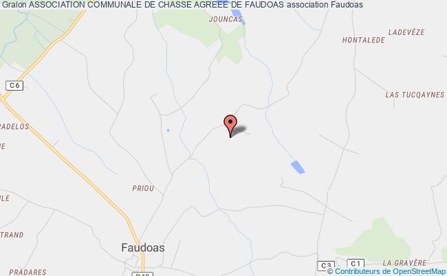 ASSOCIATION COMMUNALE DE CHASSE AGREEE DE FAUDOAS