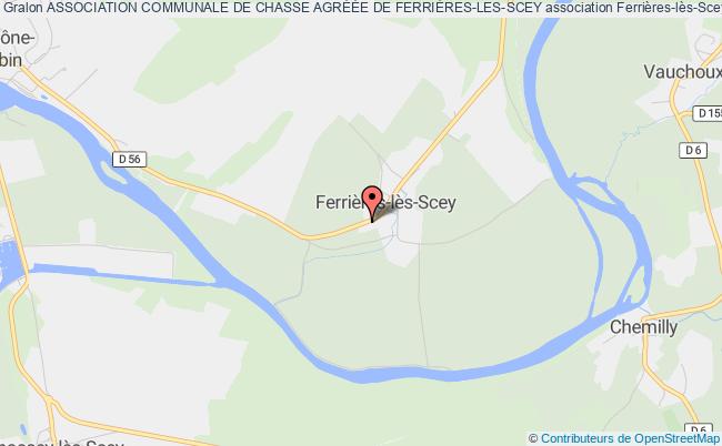 plan association Association Communale De Chasse AgrÉÉe De FerriÈres-les-scey Ferrières-lès-Scey