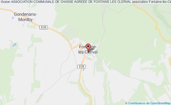 ASSOCIATION COMMUNALE DE CHASSE AGRÉÉE DE FONTAINE LES CLERVAL