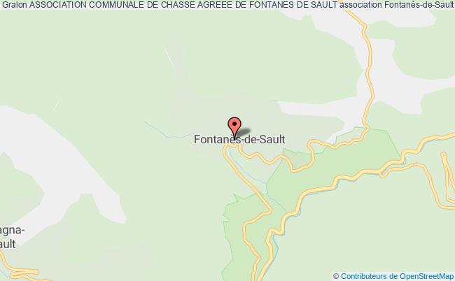 ASSOCIATION COMMUNALE DE CHASSE AGREEE DE FONTANES DE SAULT