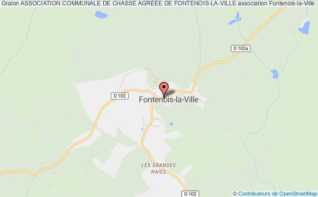 plan association Association Communale De Chasse AgrÉÉe De Fontenois-la-ville Fontenois-la-Ville