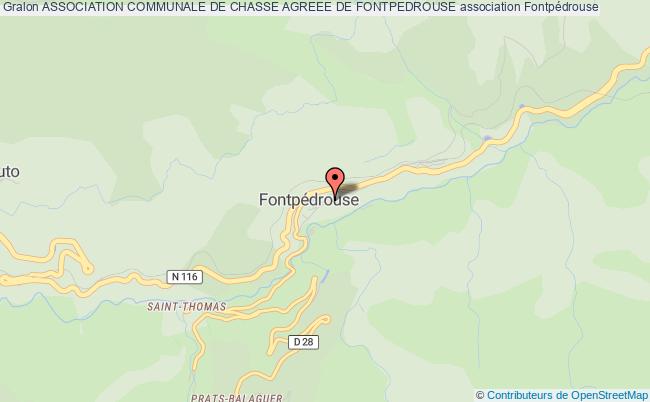 ASSOCIATION COMMUNALE DE CHASSE AGREEE DE FONTPEDROUSE