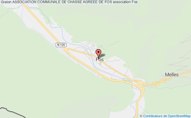 ASSOCIATION COMMUNALE DE CHASSE AGREEE DE FOS