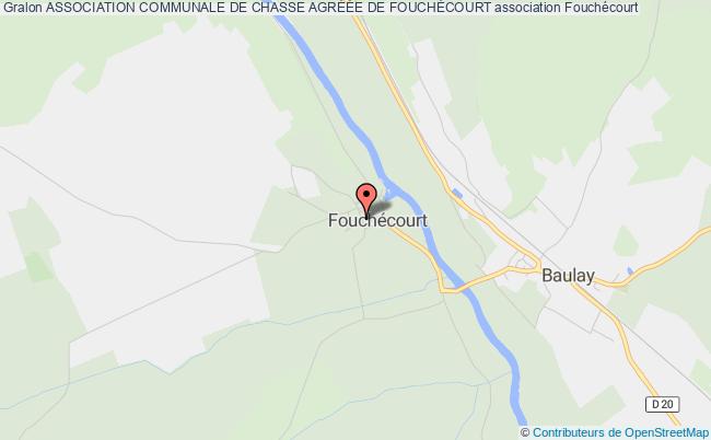 ASSOCIATION COMMUNALE DE CHASSE AGRÉÉE DE FOUCHÉCOURT