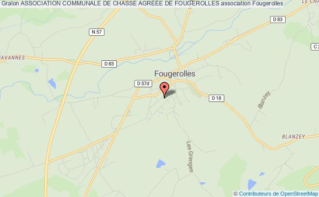 ASSOCIATION COMMUNALE DE CHASSE AGRÉÉE DE FOUGEROLLES