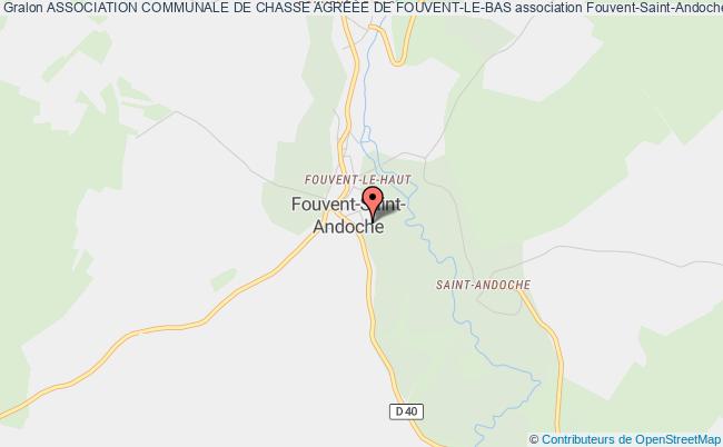 ASSOCIATION COMMUNALE DE CHASSE AGRÉÉE DE FOUVENT-LE-BAS