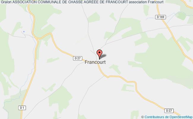 plan association Association Communale De Chasse AgrÉÉe De Francourt Francourt