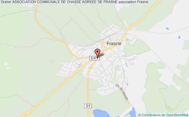 plan association Association Communale De Chasse Agreee De Frasne Frasne