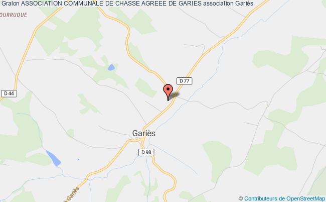 ASSOCIATION COMMUNALE DE CHASSE AGREEE DE GARIES