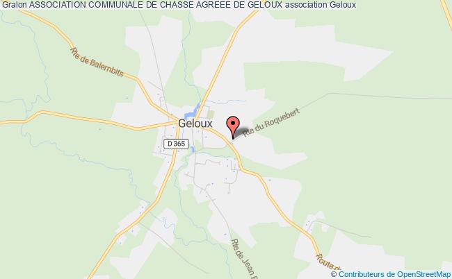 plan association Association Communale De Chasse Agreee De Geloux Geloux