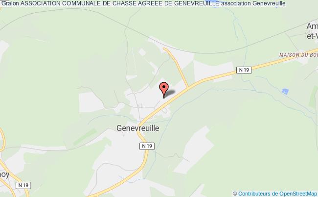 ASSOCIATION COMMUNALE DE CHASSE AGREEE DE GENEVREUILLE