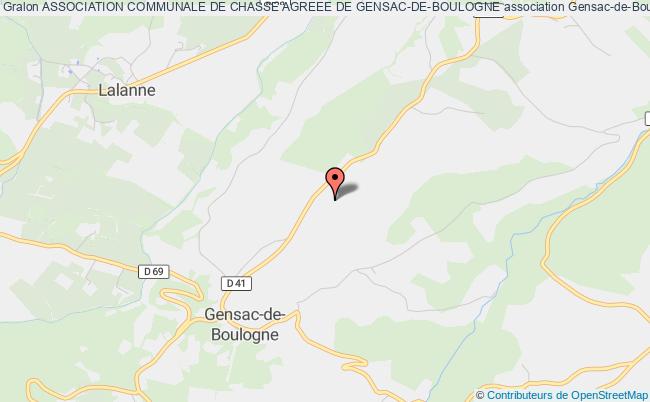 ASSOCIATION COMMUNALE DE CHASSE AGREEE DE GENSAC-DE-BOULOGNE