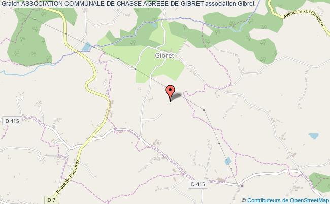 ASSOCIATION COMMUNALE DE CHASSE AGREEE DE GIBRET
