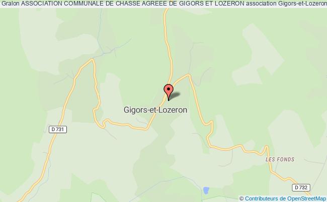 plan association Association Communale De Chasse Agreee De Gigors Et Lozeron Gigors-et-Lozeron