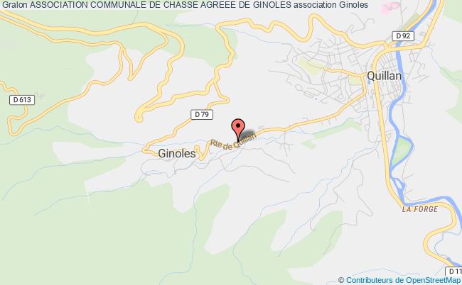 ASSOCIATION COMMUNALE DE CHASSE AGREEE DE GINOLES