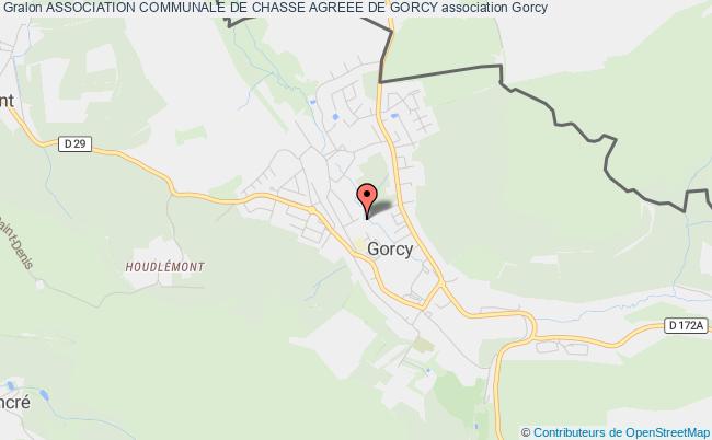 plan association Association Communale De Chasse Agreee De Gorcy Gorcy