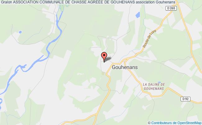 ASSOCIATION COMMUNALE DE CHASSE AGRÉÉE DE GOUHENANS