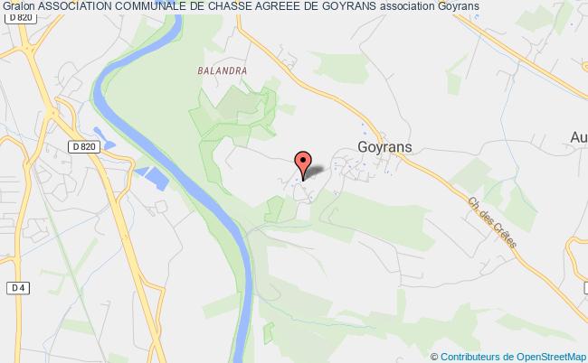 ASSOCIATION COMMUNALE DE CHASSE AGREEE DE GOYRANS
