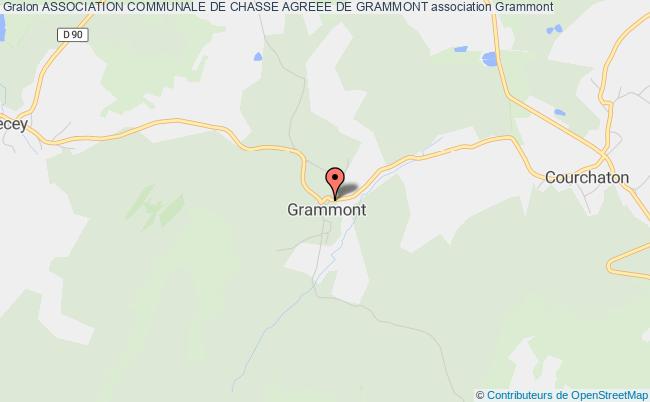 plan association Association Communale De Chasse Agreee De Grammont Grammont