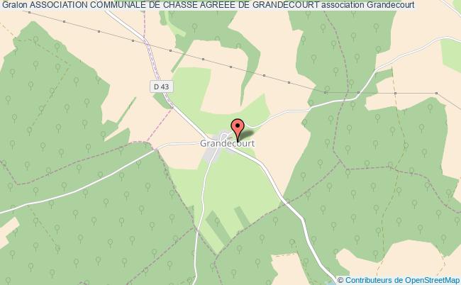 ASSOCIATION COMMUNALE DE CHASSE AGREEE DE GRANDECOURT