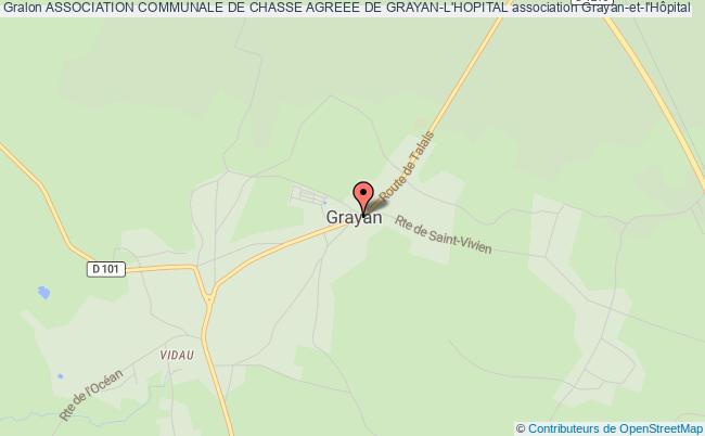 plan association Association Communale De Chasse Agreee De Grayan-l'hopital Grayan-et-l'Hôpital