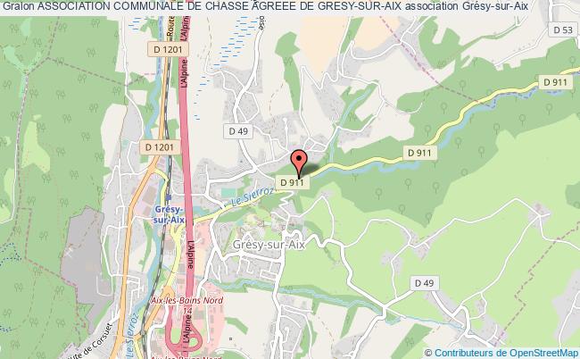 plan association Association Communale De Chasse Agreee De Gresy-sur-aix Grésy-sur-Aix