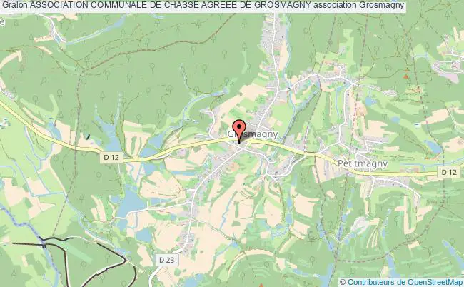 plan association Association Communale De Chasse Agreee De Grosmagny Grosmagny