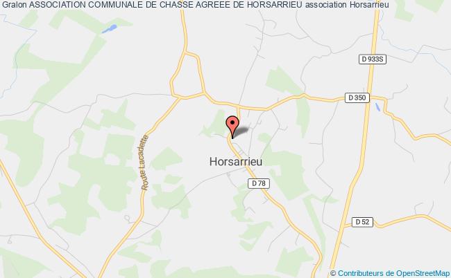 ASSOCIATION COMMUNALE DE CHASSE AGREEE DE HORSARRIEU