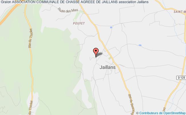 ASSOCIATION COMMUNALE DE CHASSE AGREEE DE JAILLANS
