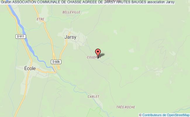 ASSOCIATION COMMUNALE DE CHASSE AGREEE DE JARSY HAUTES BAUGES