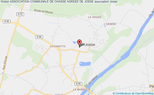 ASSOCIATION COMMUNALE DE CHASSE AGREEE DE JOSSE
