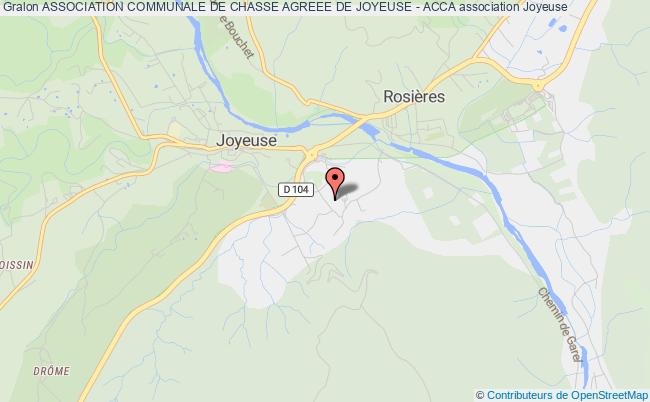 ASSOCIATION COMMUNALE DE CHASSE AGREEE DE JOYEUSE - ACCA