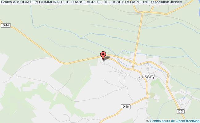 ASSOCIATION COMMUNALE DE CHASSE AGRÉÉE DE JUSSEY LA CAPUCINE