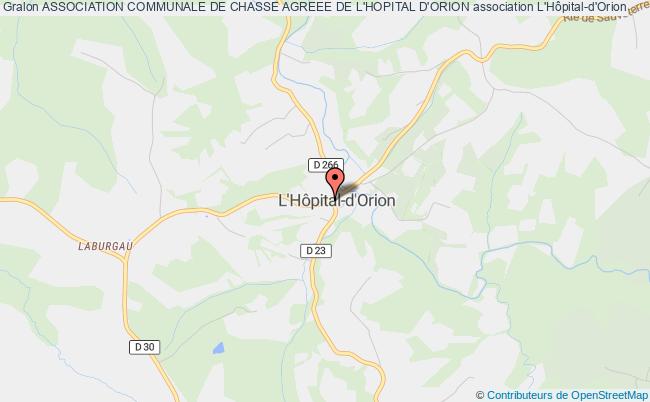 plan association Association Communale De Chasse Agreee De L'hopital D'orion L'Hôpital-d'Orion