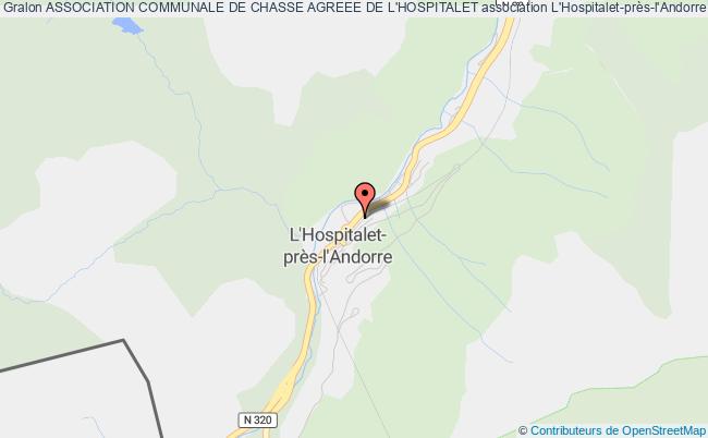 plan association Association Communale De Chasse Agreee De L'hospitalet L'   Hospitalet-près-l'Andorre