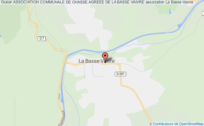 ASSOCIATION COMMUNALE DE CHASSE AGRÉÉE DE LA BASSE VAIVRE