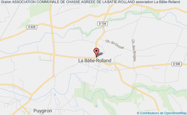 plan association Association Communale De Chasse Agreee De La Batie-rolland La    Bâtie-Rolland