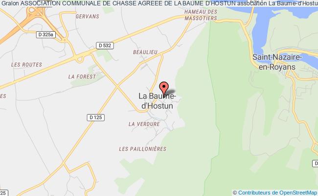 ASSOCIATION COMMUNALE DE CHASSE AGREEE DE LA BAUME D'HOSTUN