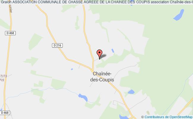 plan association Association Communale De Chasse Agreee De La Chainee Des Coupis Chaînée-des-Coupis
