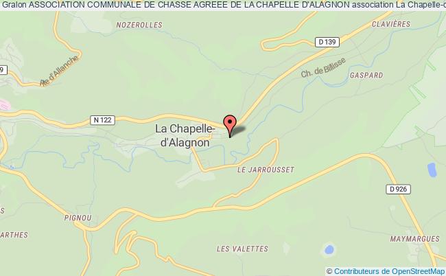 ASSOCIATION COMMUNALE DE CHASSE AGREEE DE LA CHAPELLE D'ALAGNON