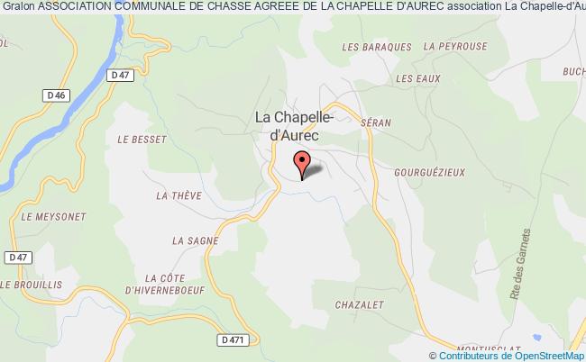 ASSOCIATION COMMUNALE DE CHASSE AGREEE DE LA CHAPELLE D'AUREC