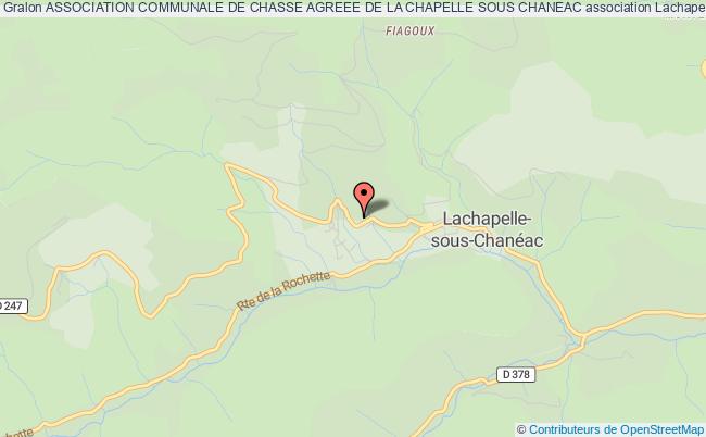 plan association Association Communale De Chasse Agreee De La Chapelle Sous Chaneac Lachapelle-sous-Chanéac