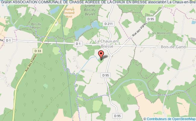 plan association Association Communale De Chasse Agreee De La Chaux En Bresse La Chaux-en-Bresse