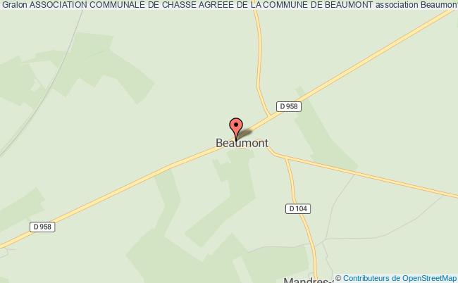 plan association Association Communale De Chasse Agreee De La Commune De Beaumont Beaumont