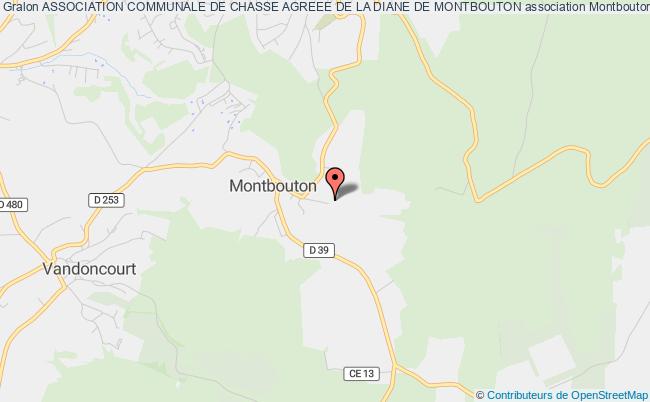 ASSOCIATION COMMUNALE DE CHASSE AGREEE DE LA DIANE DE MONTBOUTON