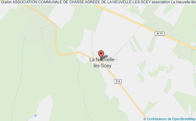 plan association Association Communale De Chasse AgrÉÉe De La Neuvelle-les-scey La    Neuvelle-lès-Scey