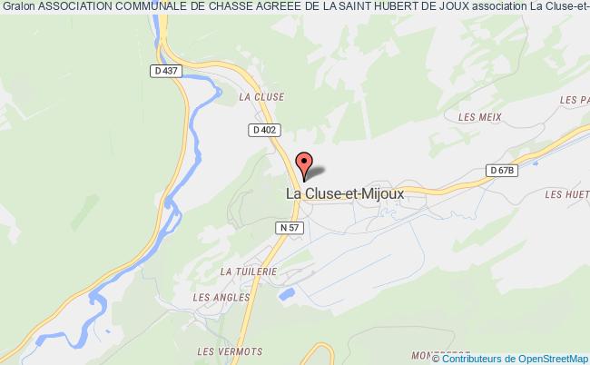 ASSOCIATION COMMUNALE DE CHASSE AGREEE DE LA SAINT HUBERT DE JOUX
