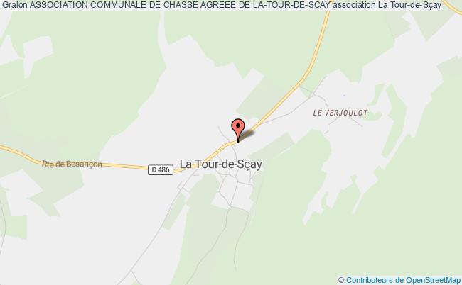 plan association Association Communale De Chasse Agreee De La-tour-de-scay La    Tour-de-Sçay